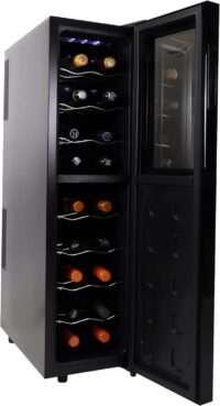 Koolatron 18-Bottle Dual Zone Wine Cooler